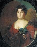 Aleksei Matveev Portrait of Anastasia Golicyna France oil painting artist